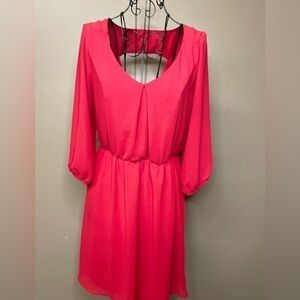 By & By Women’s Formal Classy Fashion Red Maxi Chic Dress Size Small